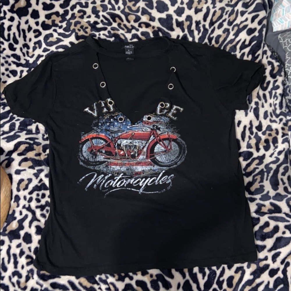 Rue 21 motorcycle graphic tee